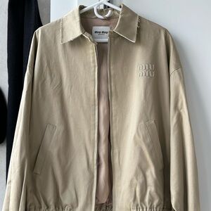 Miu Miu Cotton Blouson Jacket